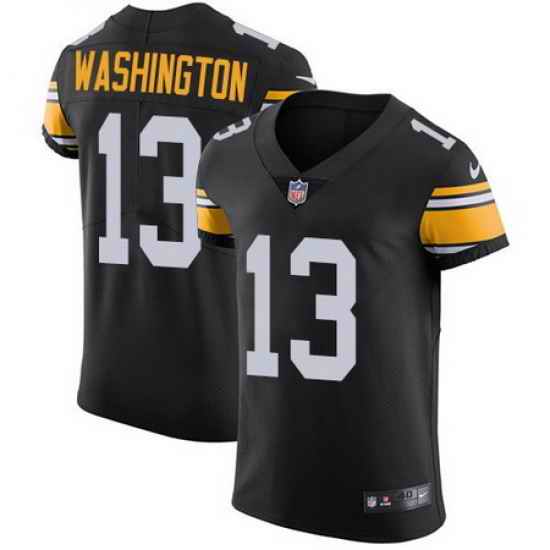 Nike Steelers #13 James Washington Black Team Color Mens Stitched NFL Vapor Untouchable Elite Jersey